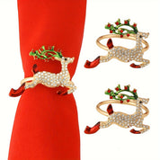 Conjunto de Anéis Porta-Guardanapo Natalinos