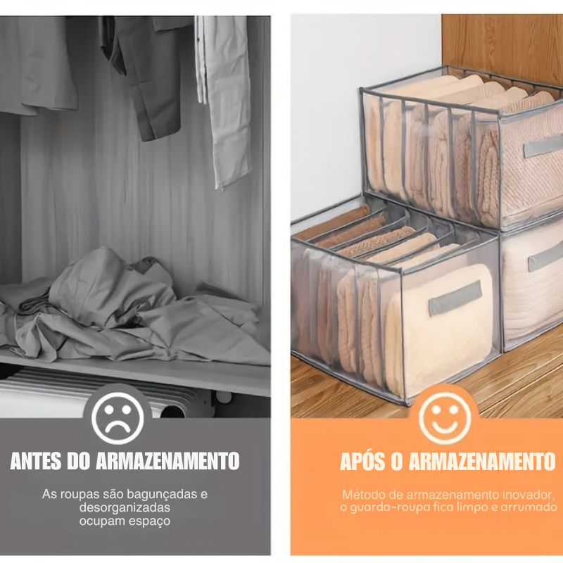 Organizadores Premium para Roupas Closet