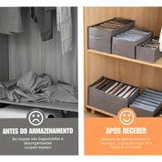 Organizador de Roupas com Divisórias Premium