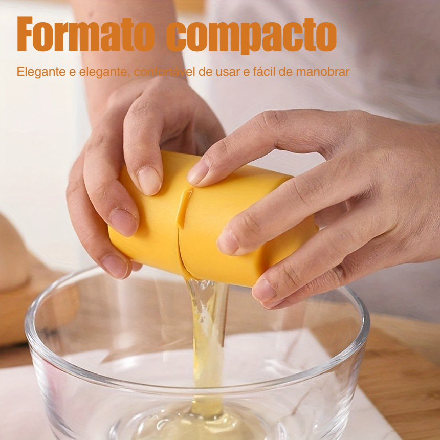 Separador de Casca de Ovo 2 em 1