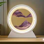Luminária LED 3D com Areia em Movimento