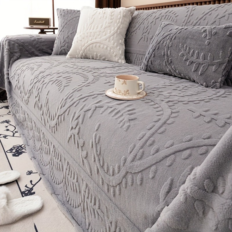 Manta Decorativa Boho Toque Aveludado Estilo Pele de Coelho com Franjas