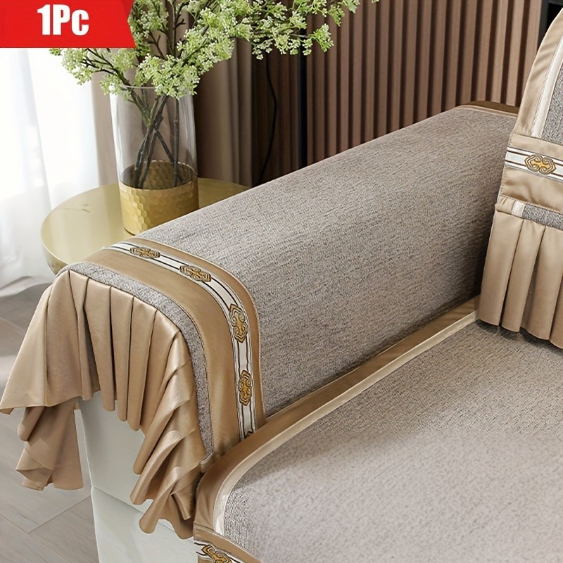 Capa de Sofá Luxuosa Estilo Art Déco Antiderrapante & Lavável