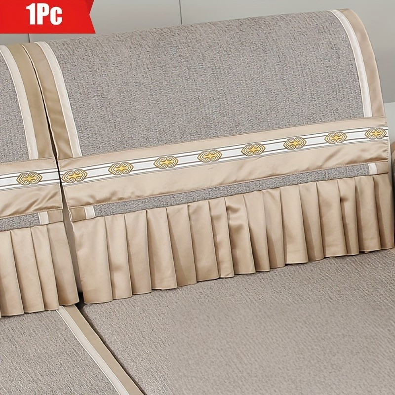 Capa de Sofá Luxuosa Estilo Art Déco Antiderrapante & Lavável