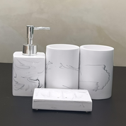 Kit 4x Luxo Mármore Dispensers