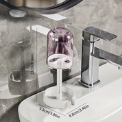Suporte Multifuncional para Escova e Creme Dental com Drenagem
