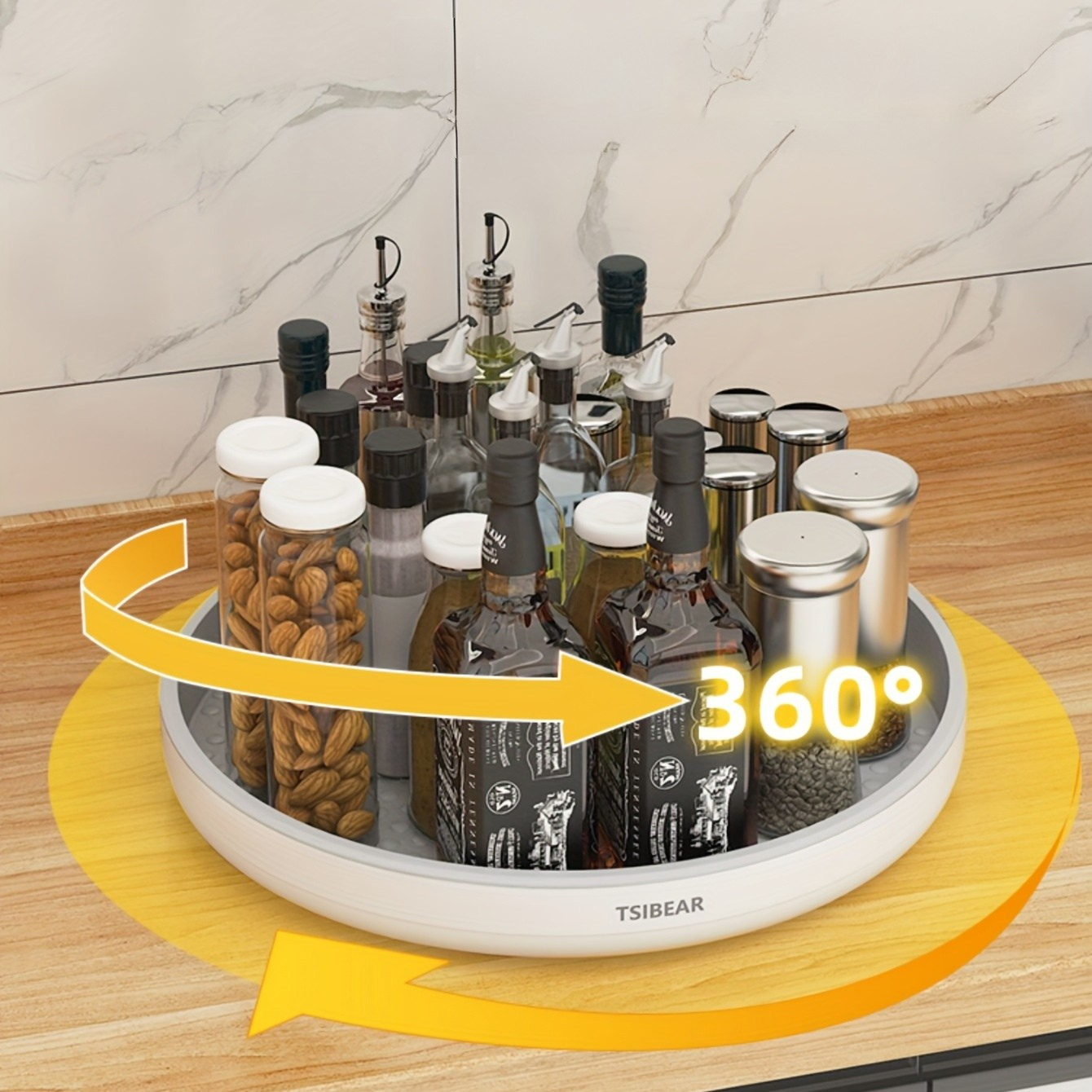 Suporte Multifuncional Giratório 360° para Temperos