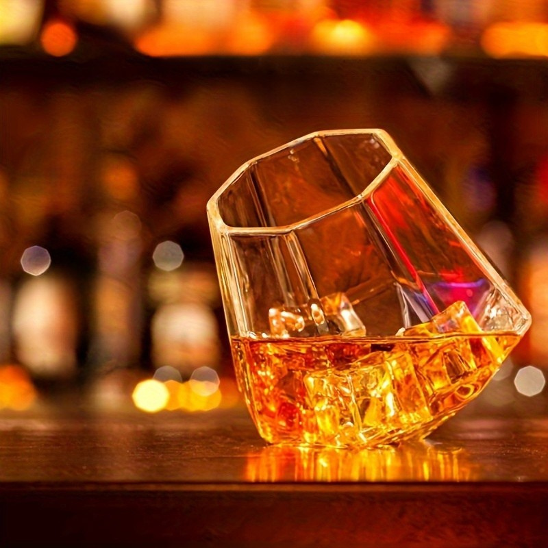 Copo de Whisky Inclinável 50° Design Anti-Queda