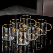 Conjunto Elegante de Jarra e Copos com Estampa de Cervo