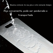 Tábua de Corte de Aço Inoxidável Dupla Face