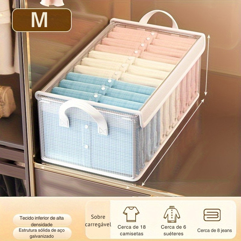 Organizador Dobrável com Tampa em PVC Premium