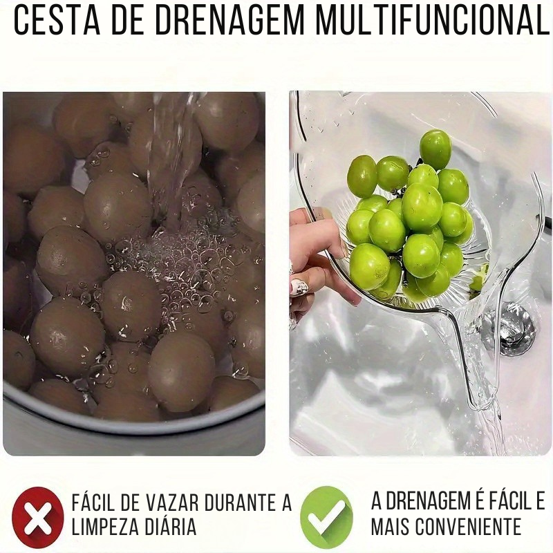 Cesto Escorredor Multifuncional