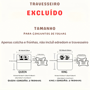 Jogo de Cobre-Leito com Tecnologia Soundwave