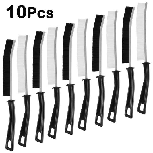 10Pcs Gap Cleaning Brush Window Door Track Groove Crevice Cleaning Scrub Hard-Bristled Brush for Shower Floor Lines Tile Joints