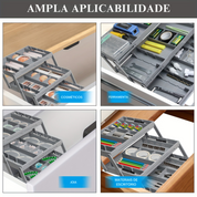 Organizador Dobrável de Gaveta Expansível Multiuso