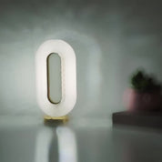 Luminária de Mesa Oval Luxuosa