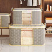 Bolsa Organizadora Dobrável com Tampa e Visor Frontal