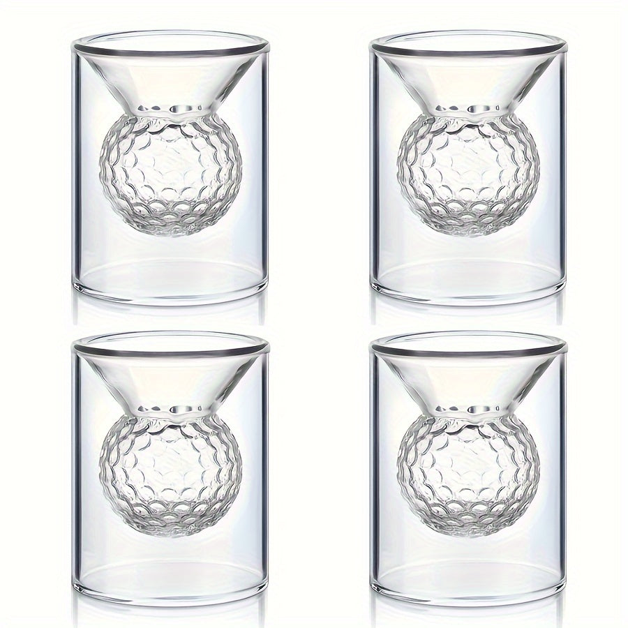 Conjunto Feito à Mãos Vidro Duplo Shot Golf