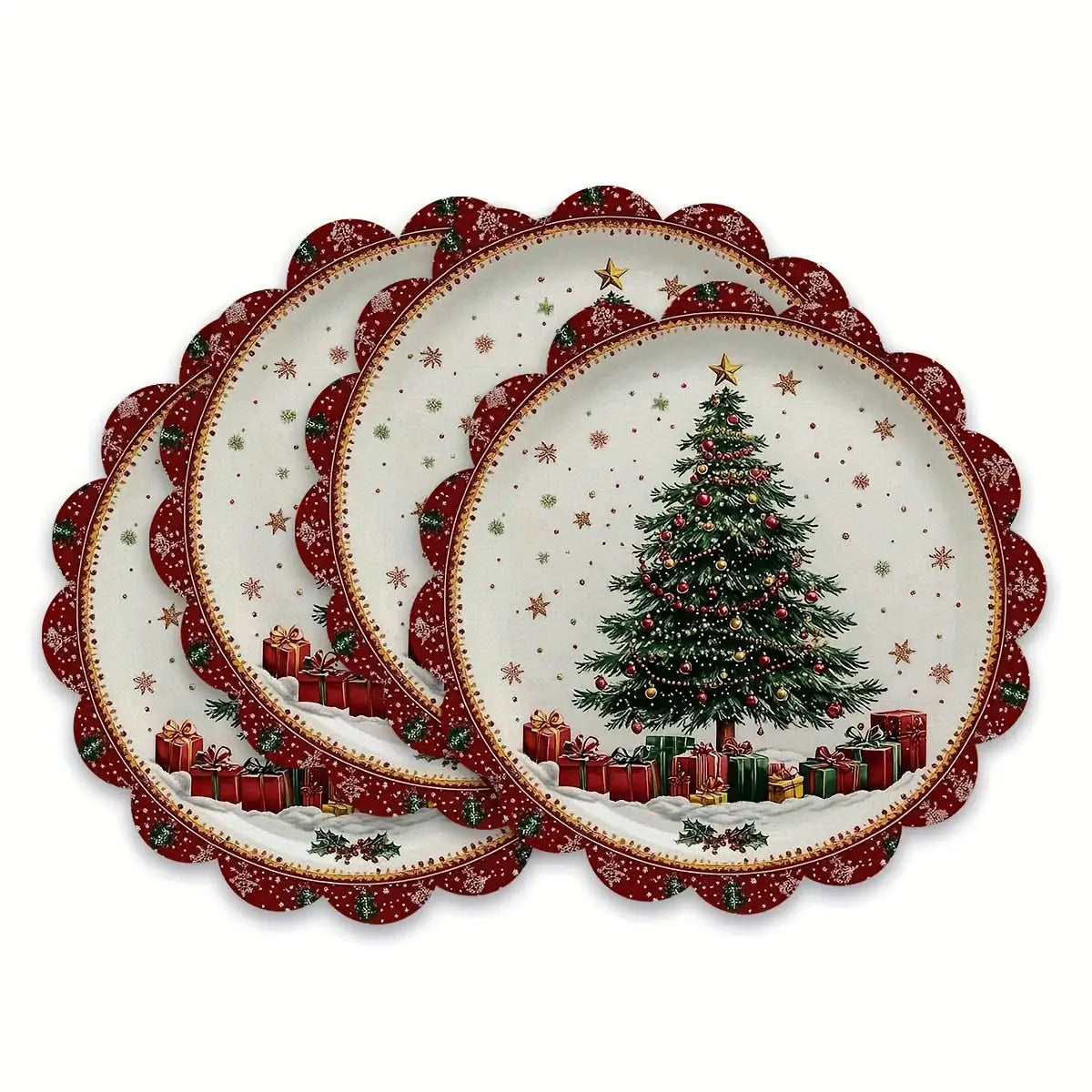 Sousplat Natalino Árvore de Natal