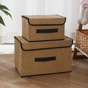 Kit Organizador Inteligente em Tecido com Tampa