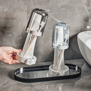 Suporte Multifuncional para Escova e Creme Dental com Drenagem