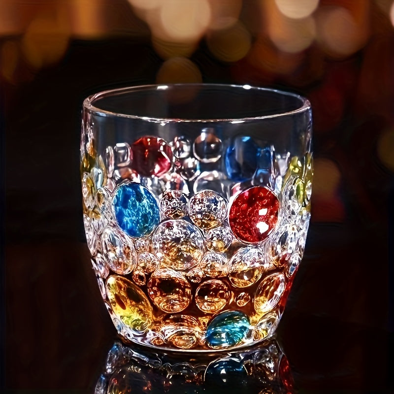 Juego de tazas de vidrio esmaltado hechas a mano