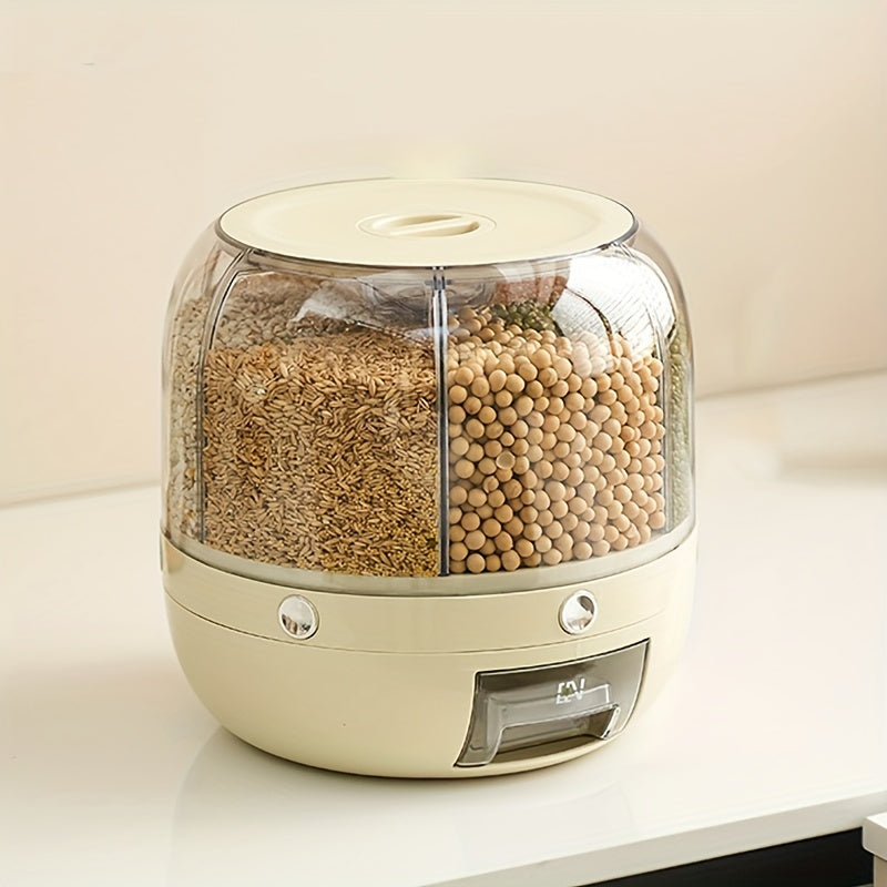 Dispenser Giratório para Armazenamento de Grãos