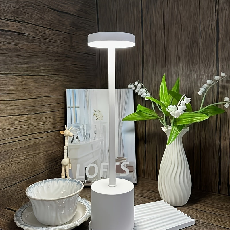 Luminária de Mesa 3 Cores LED Touch Dimerizável