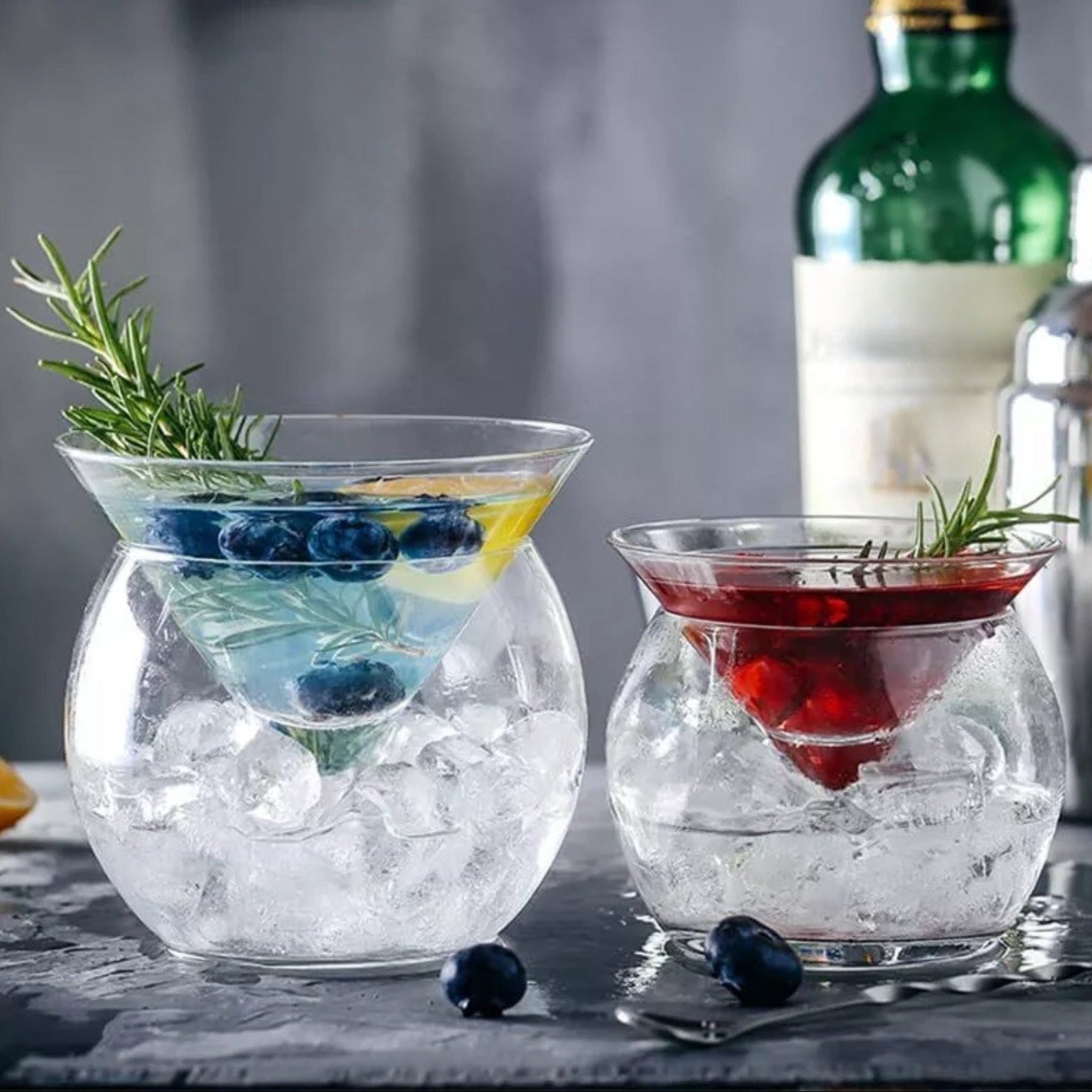 Taças Duplas Térmicas para Martini com Resfriador