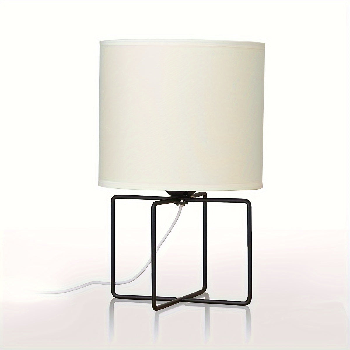 Abajur de Mesa Minimalista de Tecido