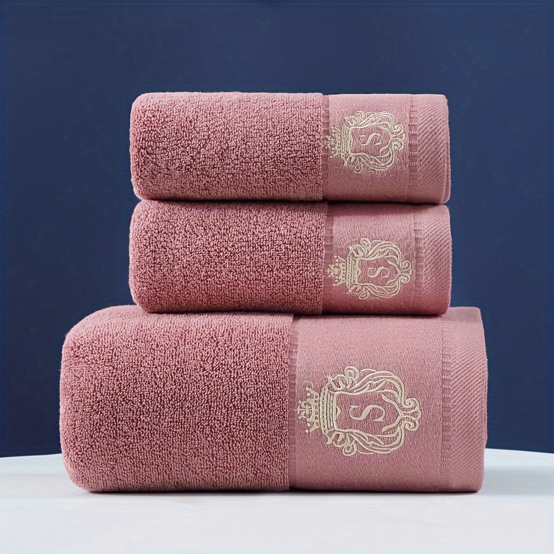 Conjunto de 3 Toalhas Maciez 100% Algodão