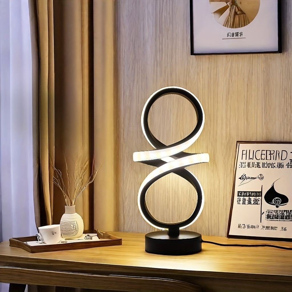 Luminária LED Elegante USB com Brilho Ajustável