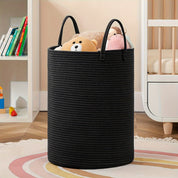 Cesto de Roupas Bicolor em Corda
