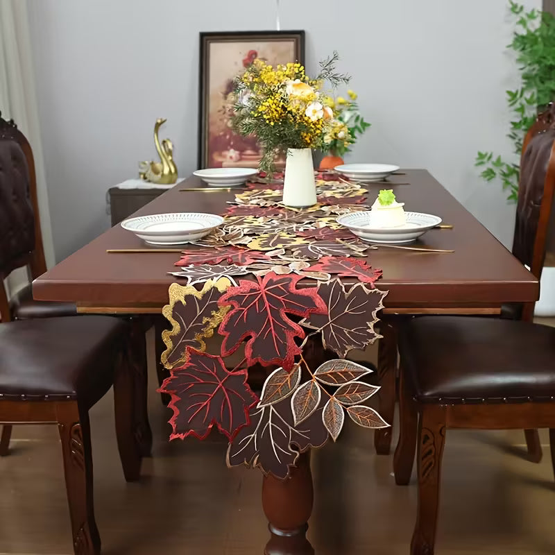 Caminho de Mesa Folhas de Outono