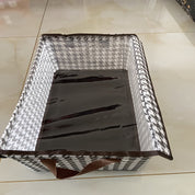 Caixa Organizadora Clássica Dobrável Houndstooth