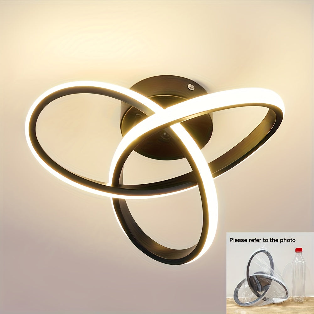 Luminária de Teto LED Regulável Design Moderno com Controle de Temperatura