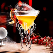 Taça de Martini Jellyfish & Octopus