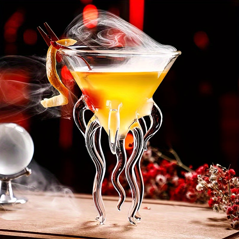 Taça de Martini Jellyfish & Octopus