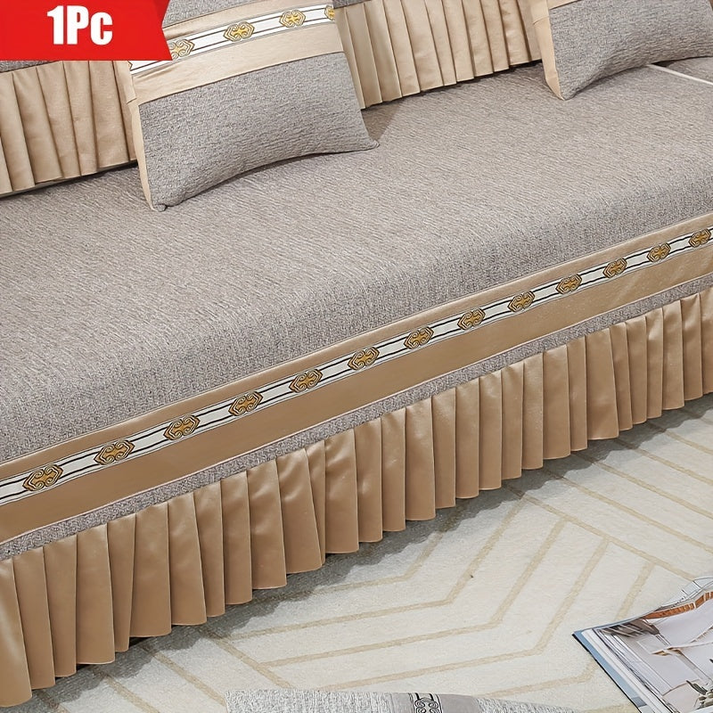 Capa de Sofá Luxuosa Estilo Art Déco Antiderrapante & Lavável