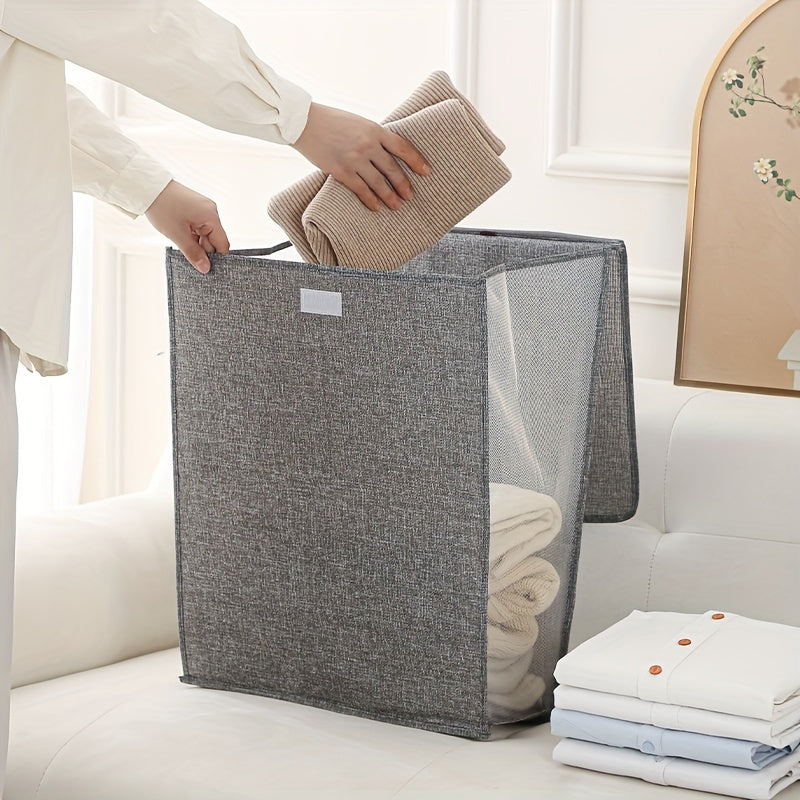 Cesto de Roupa Suja Dobrável e Suspenso