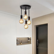 Lustre Pendente Preto com Design Moderno Satélite