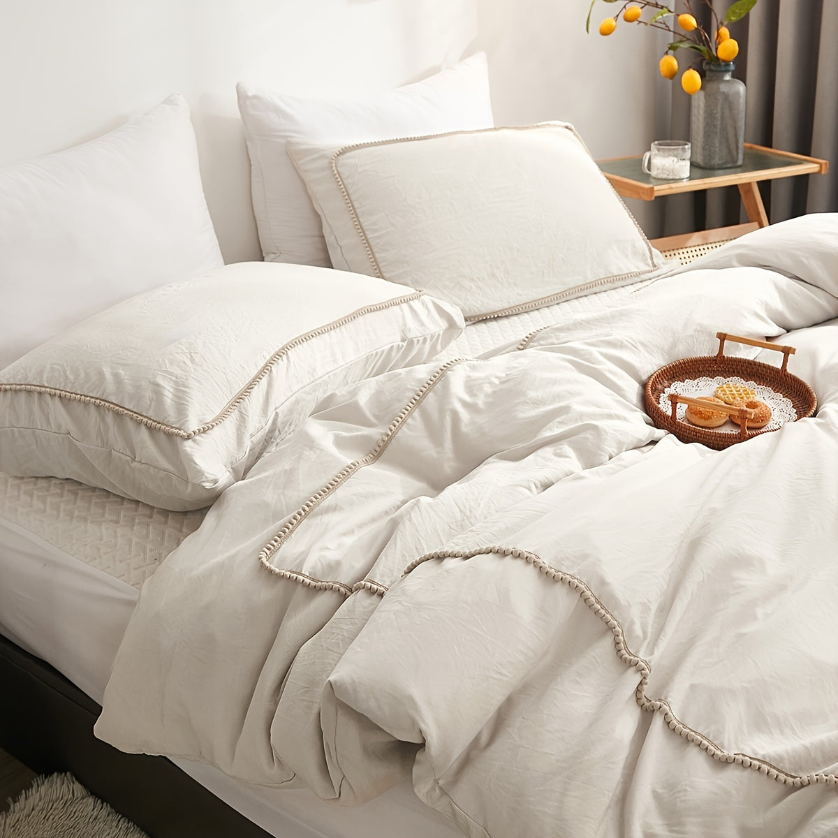 Jogo de Cama Boho Elegante 3 Peças