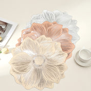 Jogo de Sousplats Térmico Flor de Ouro Premium