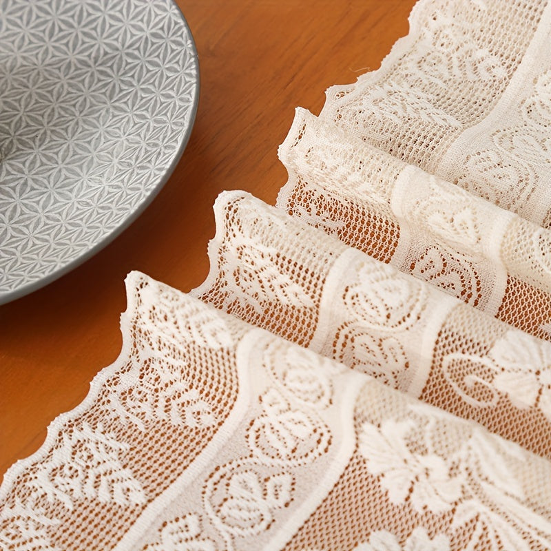 Caminho de Mesa Renda Boho Chic