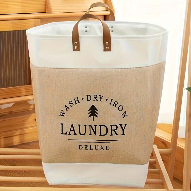 Cesto de Roupas Clássica Dobrável com Estampa Deluxe