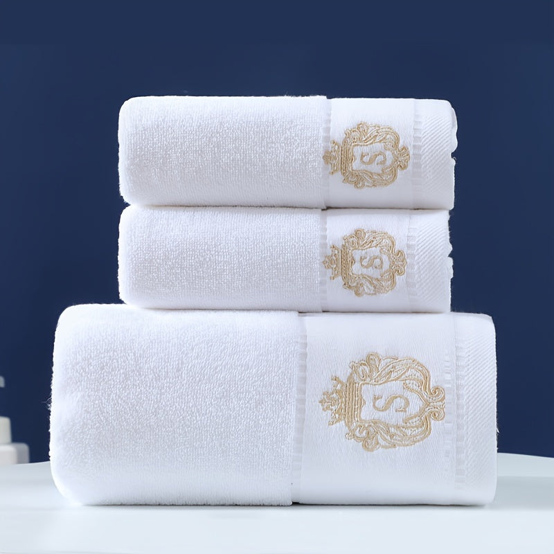 Conjunto de 3 Toalhas Maciez 100% Algodão
