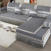 Capa de Sofá Luxuosa Estilo Art Déco Antiderrapante & Lavável