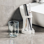 Suporte Multifuncional para Escova e Creme Dental com Drenagem