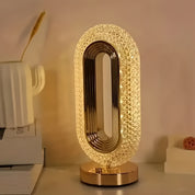 Luminária de Mesa Oval Luxuosa
