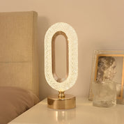 Luminária de Mesa Oval Luxuosa